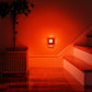 YANSUN 1-Watt Integrated LED Dimmable Plug-In Night Light, Red, Dusk to Dawn, 2-Pack
