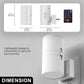 YANSUN 1-Watt Integrated LED Plug-In Night Light, Cool White 5000K, Dimmable, Light Sensor, 2-Pack for Bedroom or Hallway