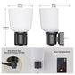 YANSUN Plug-in Dimmable LED Night Light Wine Glass Style 3000K Warm White Auto Sensor Night Lamp for Bedroom Hallway Bathroom