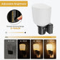 YANSUN Plug-in Dimmable LED Night Light Wine Glass Style 3000K Warm White Auto Sensor Night Lamp for Bedroom Hallway Bathroom