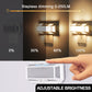 1-Light Dimmable LED Night Light Plug in with Dusk to Dawn Sensor, 3000K 0-250LM for Bathroom, Hallway, Bedroom (2-Pack)