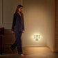 1-Light Dimmable LED Night Light Plug in with Dusk to Dawn Sensor, 3000K 0-250LM for Bathroom, Hallway, Bedroom (2-Pack)