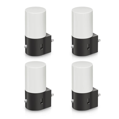 LED Motion Sensor Night Light Plug in 2-Pack, 100LM Dimmable, 3000K Soft White, Auto On/Off for Hallway, Bedroom