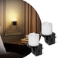 YANSUN 2-Pack Plug-in Candle Night Light Dusk to Dawn Sensor Dimmable 2700K Warm Light US Plug