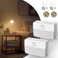 1-Light LED Motion Sensor Night Light, Rechargeable LED Night Light, 35LM Soft White for Stairs, Hallway (2-Pack)