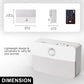 1-Light LED Motion Sensor Night Light, Rechargeable LED Night Light, 35LM Soft White for Stairs, Hallway (2-Pack)