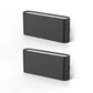 YANSUN 2-Pack 1W Plug-in Dimmable Night Lights with Auto Light Control, Up and Down Lighting, Wall Sconce Style, Black Finish