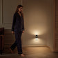 LED Light Sensor Night Light [2-Pack], 3000K Soft White, Dimmable 0-100LM, Plug-In for Bedroom, Hallway, Bathroom