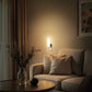 YANSUN 1-Watt Plug-in Frosted LED Night Light 3000K Warm Glow with Dimmable Control and Full Cylindrical Shade (2-Pack)