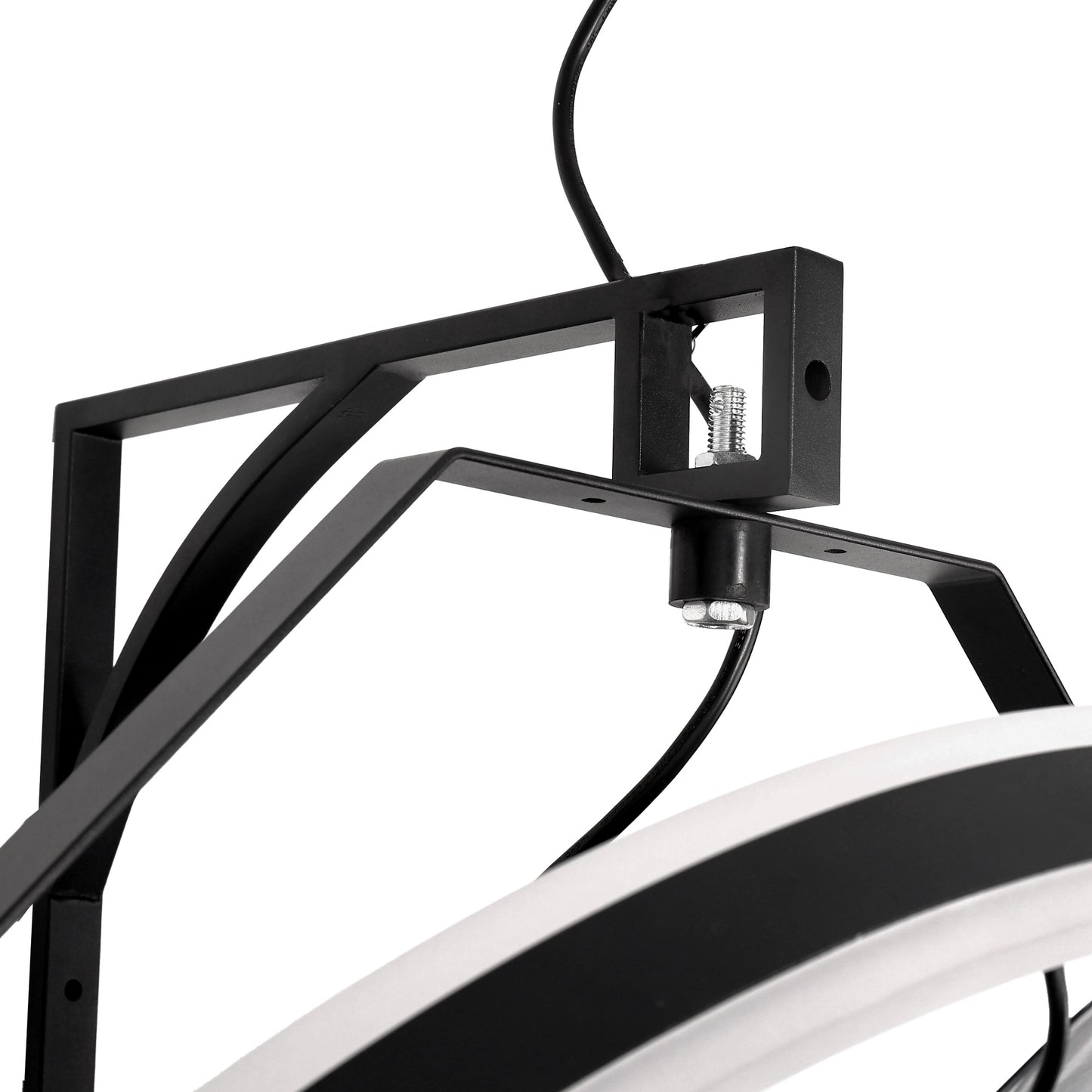 YANSUN 20 in 5-Blade Dual Mount Fan Light with Remote Control, Black, 110-220V, Hardwired