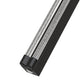 YANSUN Wall Sconce with Multi-Faceted Bubble Columns, Sand Black Finish, Integrated LED 3000K, Modern Design, 15.7-Inch