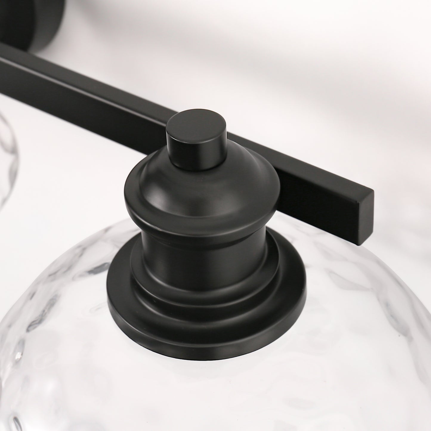 YANSUN 3-Light Black Bathroom Vanity Light Fixture Modern Wall Sconce E26 Mirror Lighting