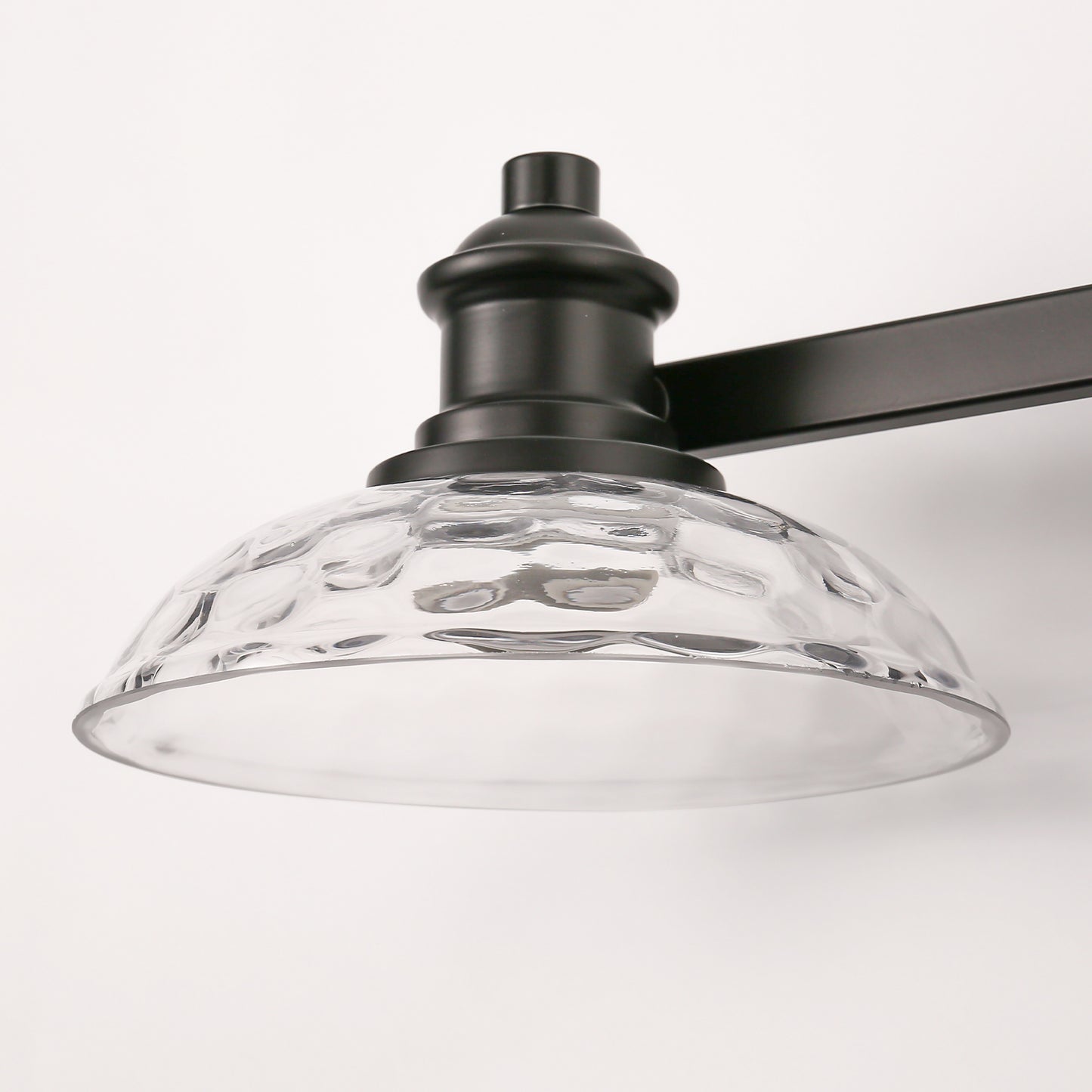 YANSUN 3-Light Black Bathroom Vanity Light Fixture Modern Wall Sconce E26 Mirror Lighting