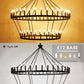 70 in. 64-Light Black Farmhouse Wagon Wheel Chandelier 2-Tiers Extra-Large Pendant Light Fixtures for Living Room