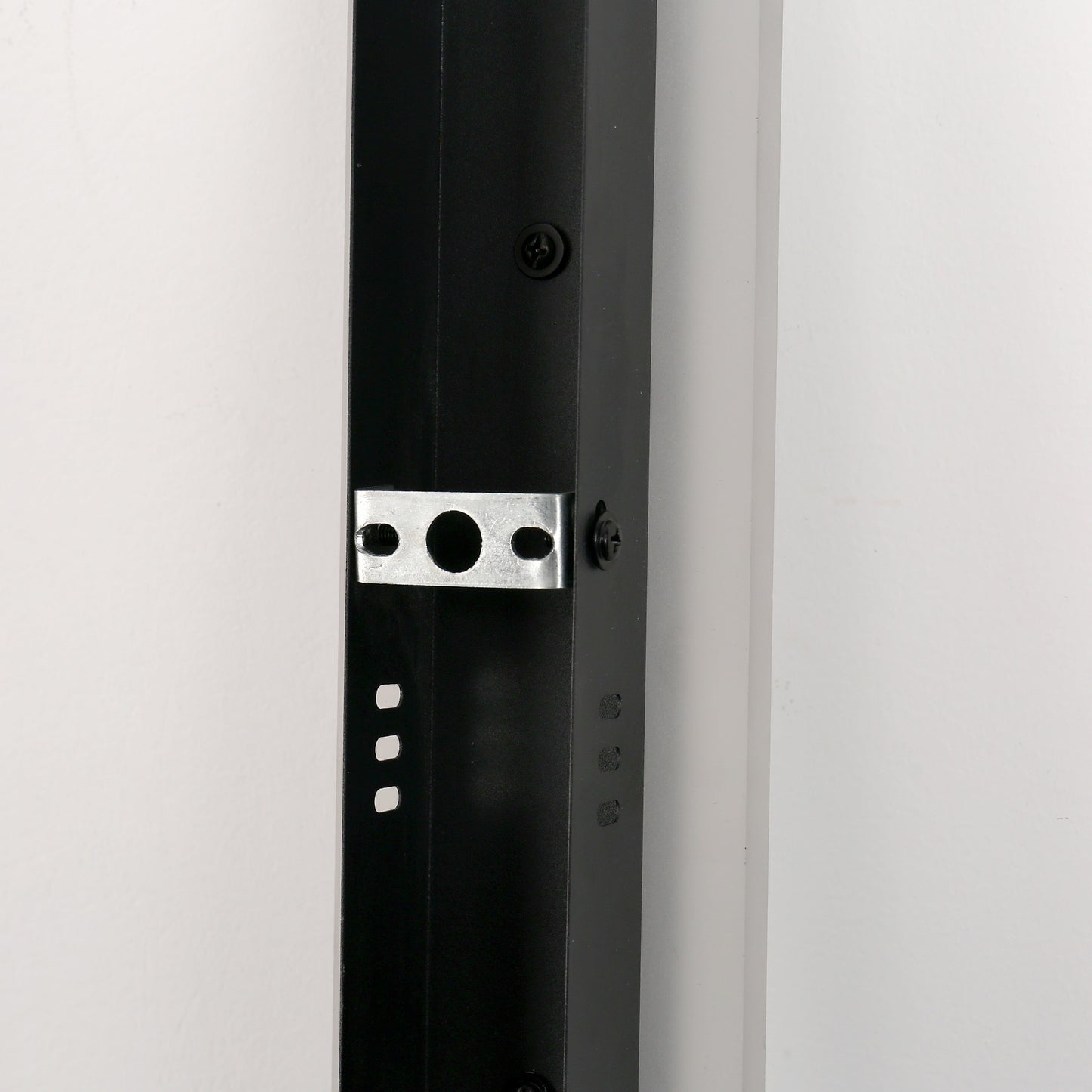 37 in. 1-Light Black Modern Integrated RGB LED Outdoor Wall Light, Waterproof Porch Lantern Sconce for Garden