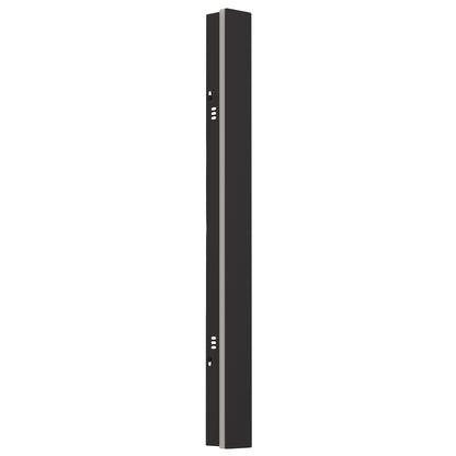 24 in. 19-Watt Black Outdoor Hardwired Linear Waterproof Integrated LED Wall Lantern Sconce, 3000K Warm White