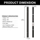 40 in. 30-Watt Black Hardwired Linear Outdoor Waterproof with Integrated LED Wall Lantern Sconce, 3000K Warm White