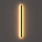 59 in. 45-Watt Black Outdoor Hardwired Linear Waterproof 3000K Warm White Integrated LED Wall Lantern Sconce