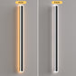 YANSUN 1-Light 43 in. 30 W Matte Black Modern LED Outdoor Wall Light, Waterproof Porch Lantern 3000 K/6000 K