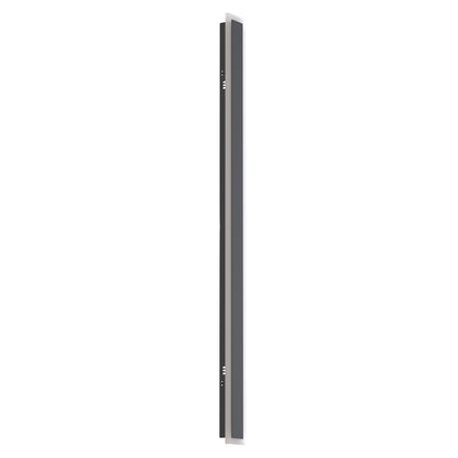 43 in. 30W 1-Light Matte Black Modern Integrated LED Outdoor Wall Light, Waterproof Porch Lantern 3000K/6000K