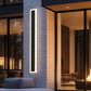 24 in. 1-Light Black Modern Integrated LED Outdoor Wall Light, Waterproof Porch Lantern Sconce for Garden
