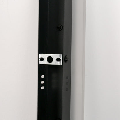 24 in. 1-Light Black Modern Integrated LED Outdoor Wall Light, Waterproof Porch Lantern Sconce for Garden
