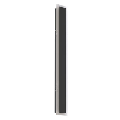 24 in. 1-Light Black Modern Integrated LED Outdoor Wall Light, Waterproof Porch Lantern Sconce for Garden