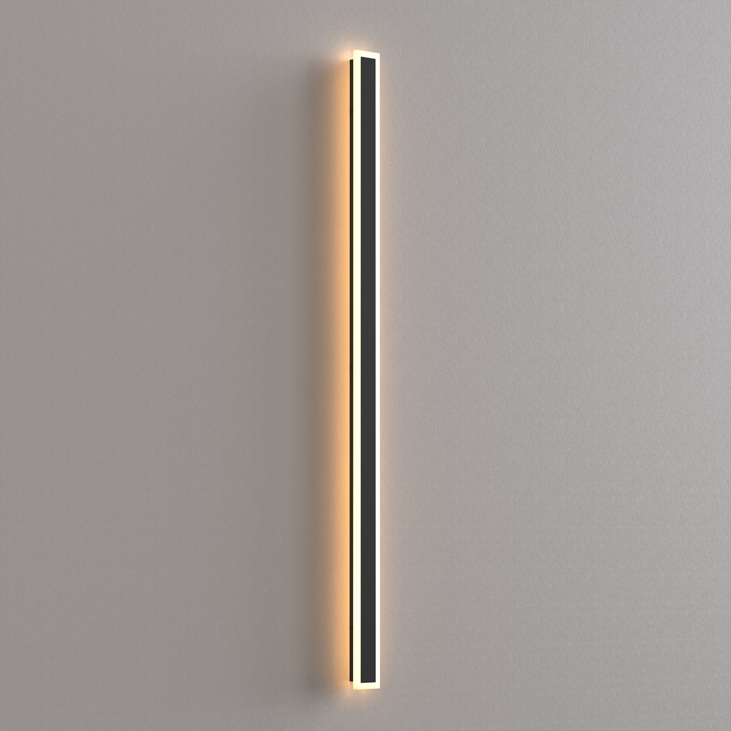 YANSUN Outdoor LED Wall Light Long Bar 150CM Sand Black 36W IP65 Warm White