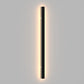 39 in. 30-Watt Black Outdoor Hardwired Linear Waterproof 3000/4500/6000K Integrated LED Wall Lantern Sconce