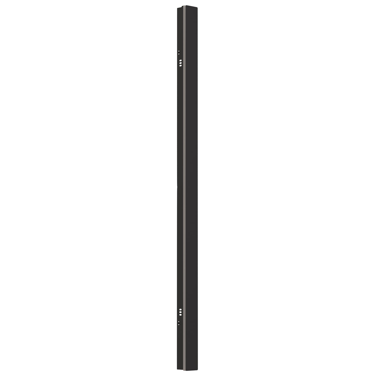 39 in. 30-Watt Black Outdoor Hardwired Linear Waterproof 3000/4500/6000K Integrated LED Wall Lantern Sconce