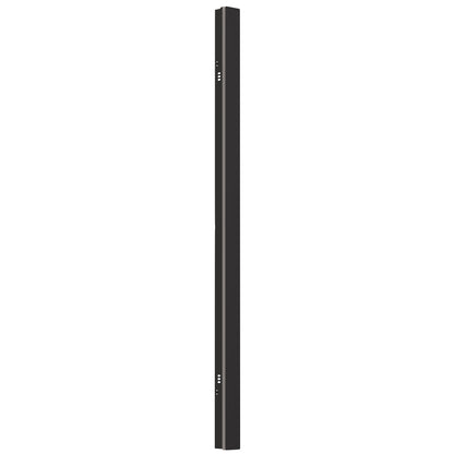 39 in. 30-Watt Black Outdoor Hardwired Linear Waterproof 3000/4500/6000K Integrated LED Wall Lantern Sconce