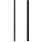39 in. 30-Watt Black Outdoor Hardwired Linear Waterproof 3000/4500/6000K Integrated LED Wall Lantern Sconce
