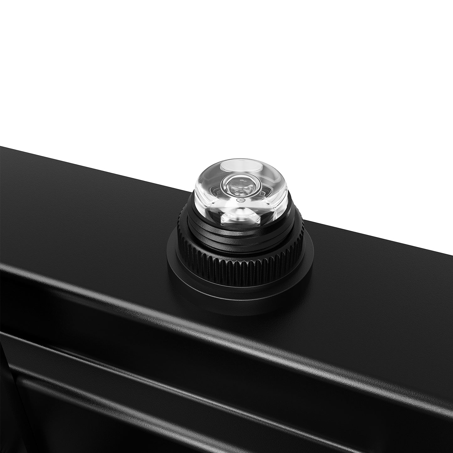 YANSUN 18 in. 2-Light Black and White Dusk to Dawn Outdoor Wall Sconce, Exterior Lantern Wall Light with Glass Shade 2-Packs