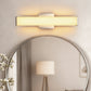YANSUN 24-Inch Vanity Mirror Light with Rectangular Opal Shade, Integrated LED 3000K Warm White, Chrome Finish, 1086 Lumen