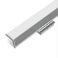 YANSUN 24-Inch Vanity Mirror Light with Rectangular Opal Shade, Integrated LED 3000K Warm White, Chrome Finish, 1086 Lumen
