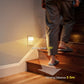 YANSUN Plug-in Motion Sensor Night Light 3000K Warm White Square LED Night Lamp with US Plug for Hallway Bedroom Bathroom