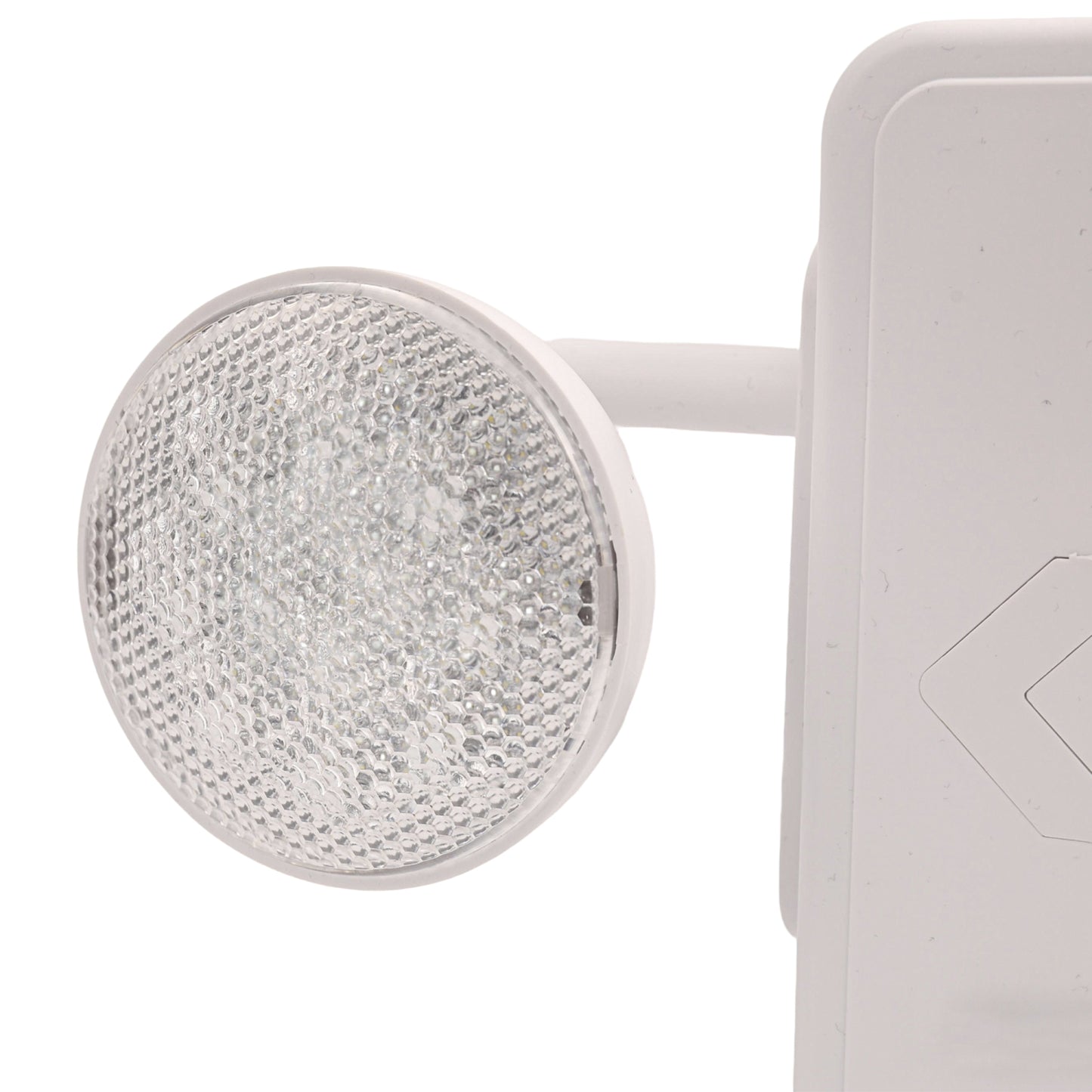 YANSUN Exit Sign with Dual Light Sources, Emergency Illumination Function, White Plastic Housing, Professional Safety Device