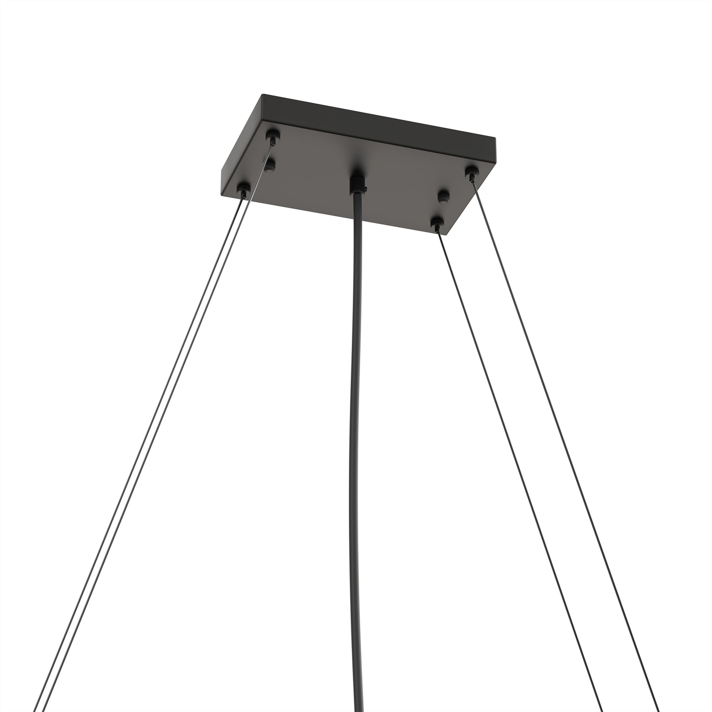 YANSUN 10-Light Crystal Island Chandelier in Matte Black, Modern Linear Dining Room Pendant with E12 Base, 44.5 in.