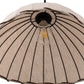 YANSUN 2-Pack 1-LIght Boho Woven Fabric Pendant Light KD Hanging Ceiling Fixture E26 for Bedroom Dining Room