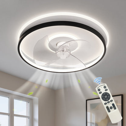 YANSUN 17.7 in 3-Blade PC Fan with Black Housing, 24V-25W DC Motor, 110V 60Hz