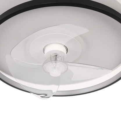 YANSUN 17.7 in 3-Blade PC Fan with Black Housing, 24V-25W DC Motor, 110V 60Hz