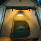 YANSUNOutdoor Camping String Light with 10M Retractable LED Fairy Lights Warm White RGB Emergency Lantern Magnetic Hanging Light Green