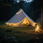 YANSUNOutdoor Camping String Light with 10M Retractable LED Fairy Lights Warm White RGB Emergency Lantern Magnetic Hanging Light Green