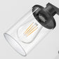 YANSUN 27 in. 4-Light Black Metal Cylinder Vanity Light with Dimmable Perfect for Vanity Powder Room Dressing Room