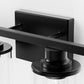 YANSUN 27 in. 4-Light Black Metal Cylinder Vanity Light with Dimmable Perfect for Vanity Powder Room Dressing Room