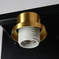 27 in. 4 Light Bathroom Vanity Light, Modern Black and Gold Bathroom Lights Fixtures Over Mirror with Clear Glass Shade