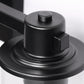 22 in. 4 Light Bathroom Vanity Light, Matte Black Fixtures with Clear Glass Shade, Modern Bathroom Lights Over Mirror