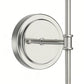 YANSUNSet of 2 Nickel Fabric Wall Sconces with RGBCW Remote Control Dimmable Indoor Wall Lights for Bedroom Living Room