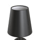 YANSUN 2-Pack Indoor Wall Sconces with Black Iron Cone Shade, 2W RGB CW Dimmable LED, Remote-Controlled, Extra Bulbs Included