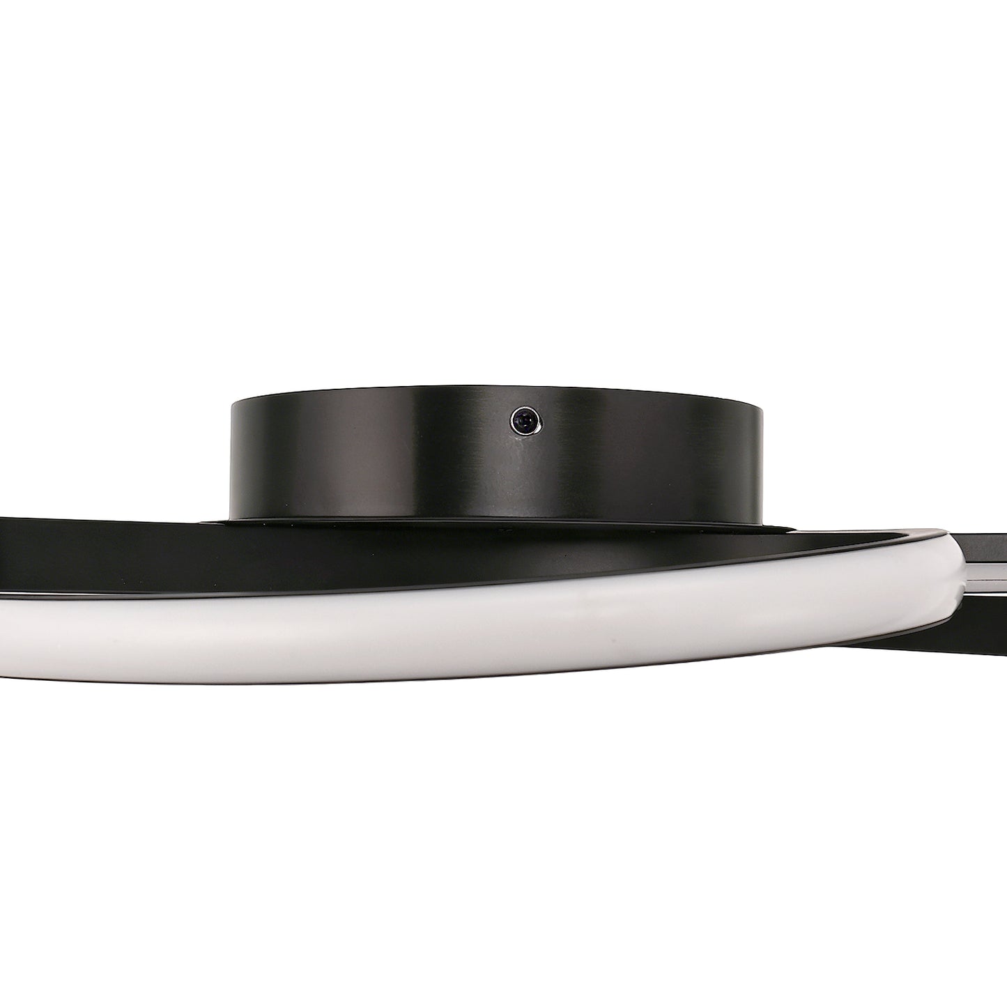 YANSUN 31.5 in. 3-Light Cluster Matte Black Integrated LED Butterfly Flush Mount Ceiling Light Dimmable 3000K-6000K for Bedroom
